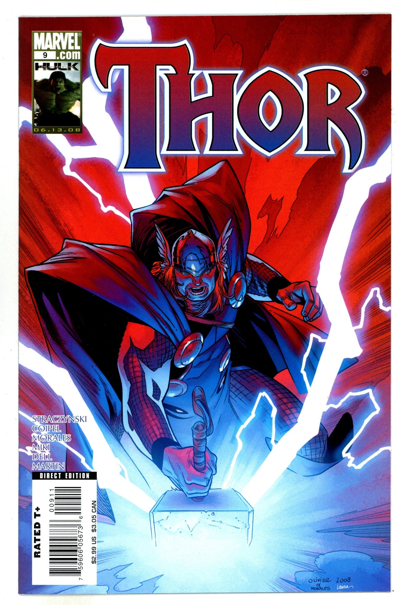 Thor Vol 3 9 High Grade (2008) 