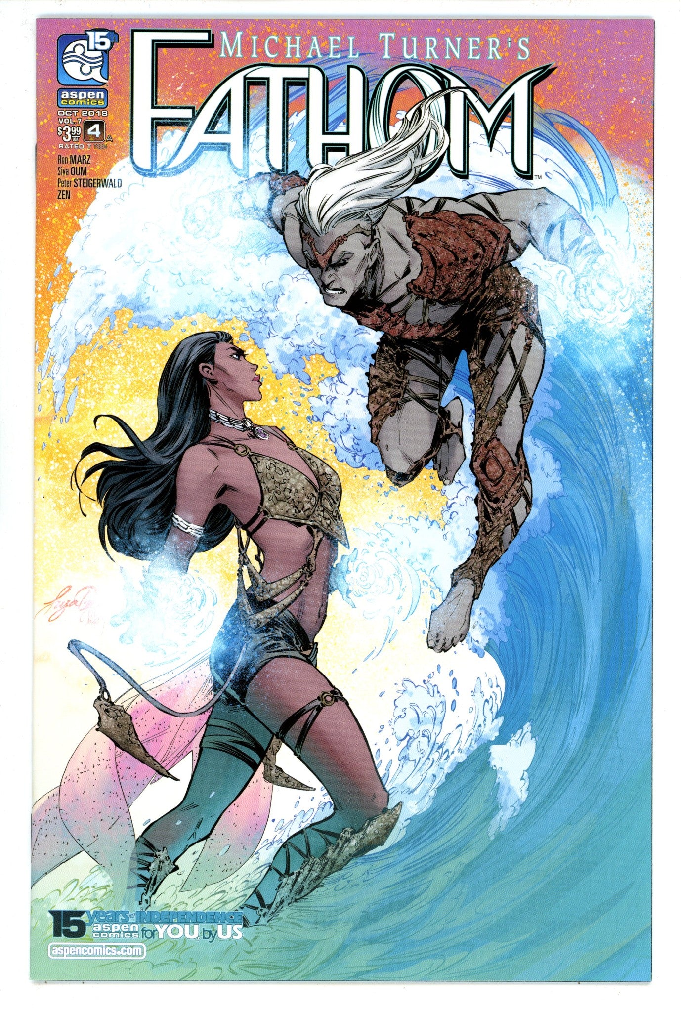 Michael Turner's Fathom Vol 7 4 High Grade (2018) 
