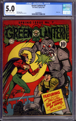Green Lantern Vol 1 7 CGC 5.0 (VG/FN) (1943)
