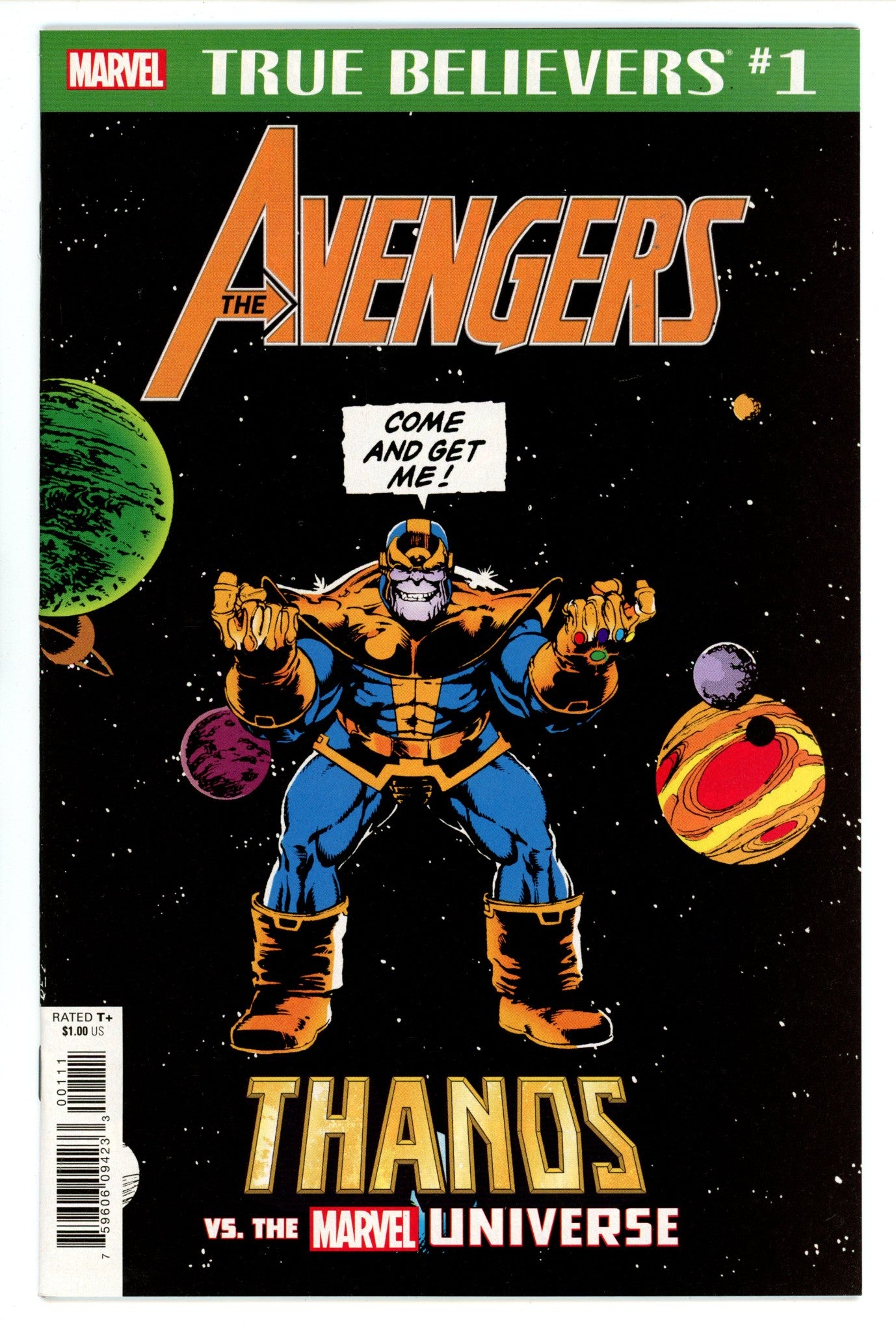 True Believers: Avengers - Thanos vs. the Marvel Universe 1 High Grade (2019) 