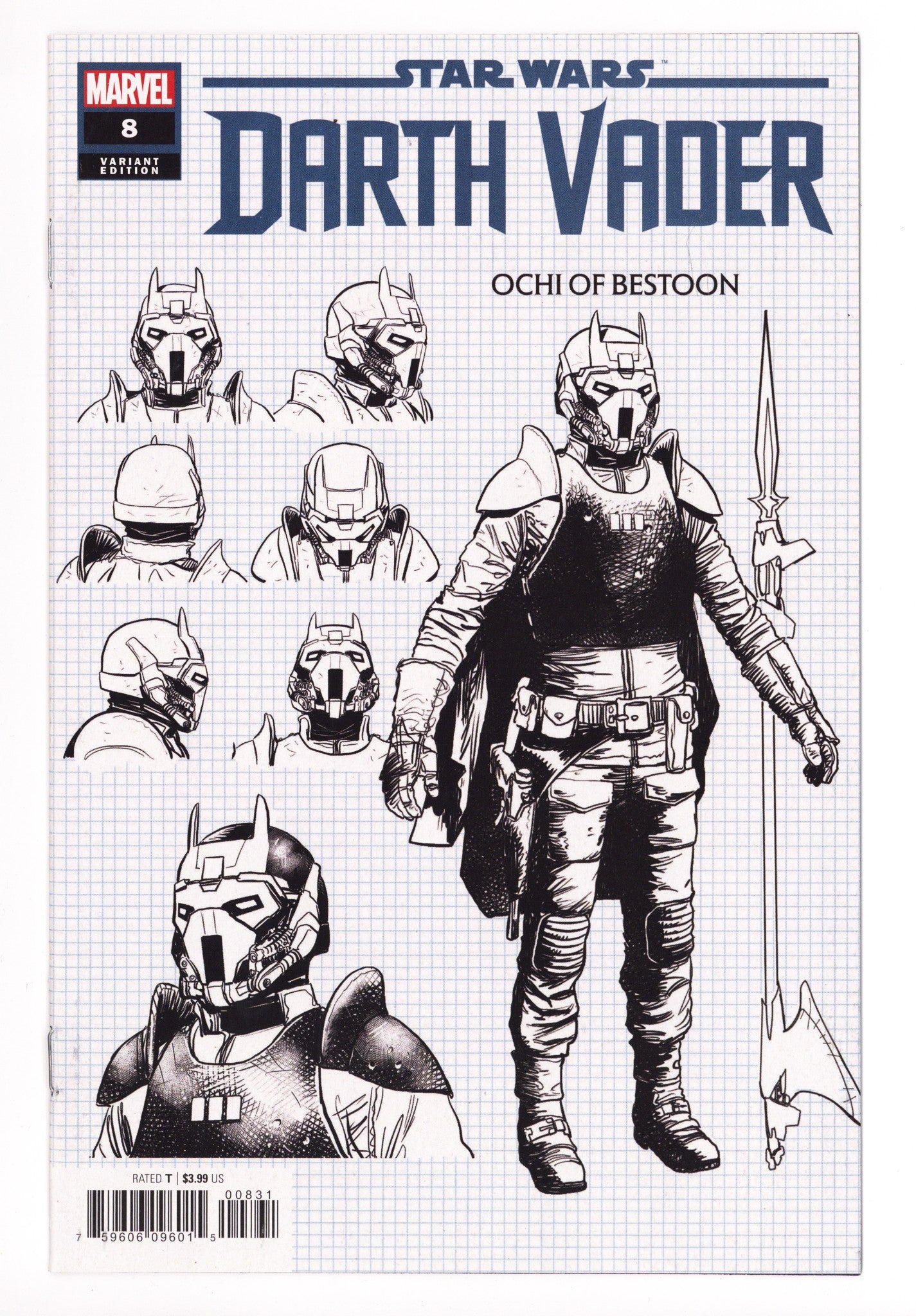 Star Wars: Darth Vader Vol 3 8 High Grade (2021) Ienco Design Incentive Variant 