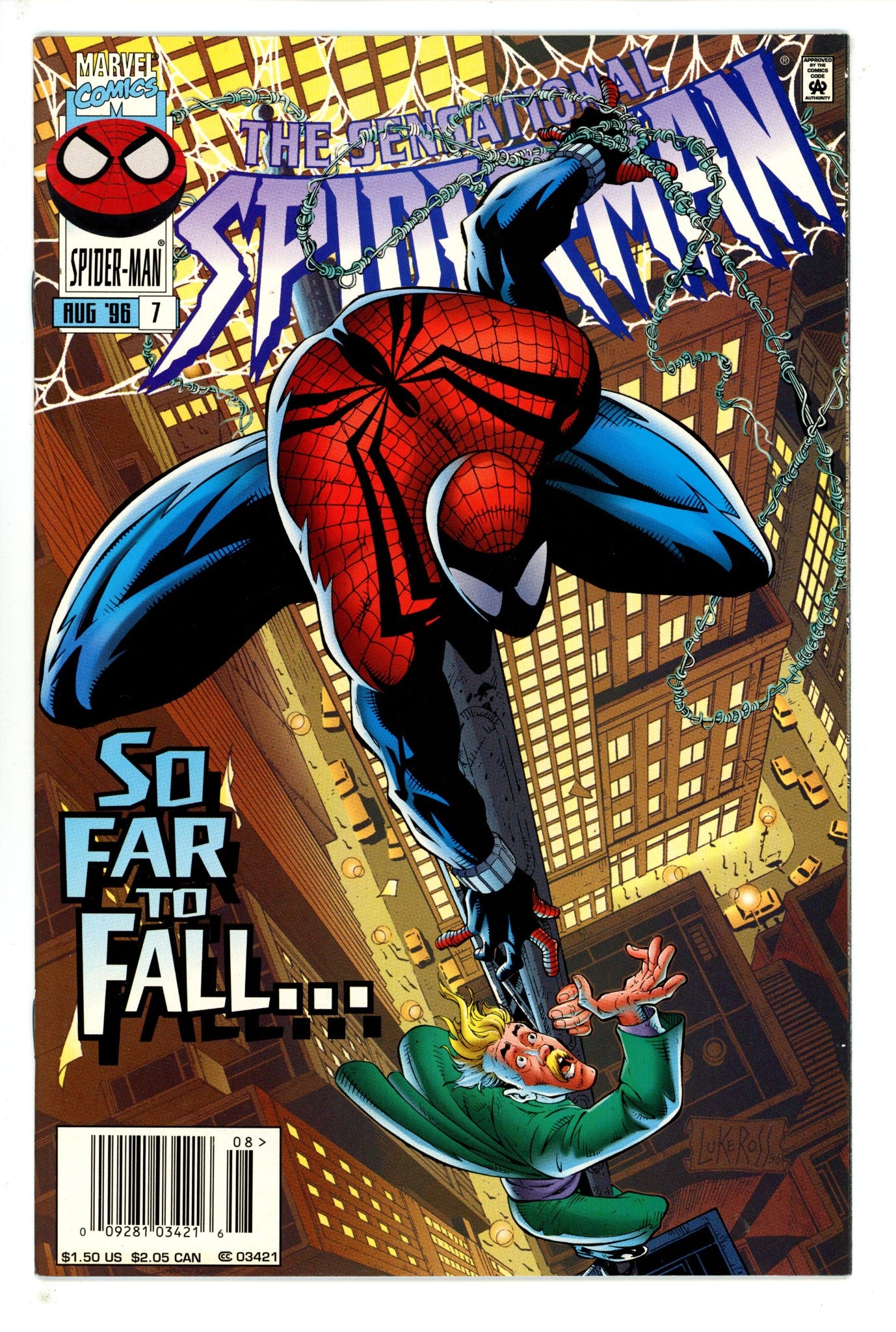 The Sensational Spider-Man Vol 1 7 Newsstand VF/NM (1996)