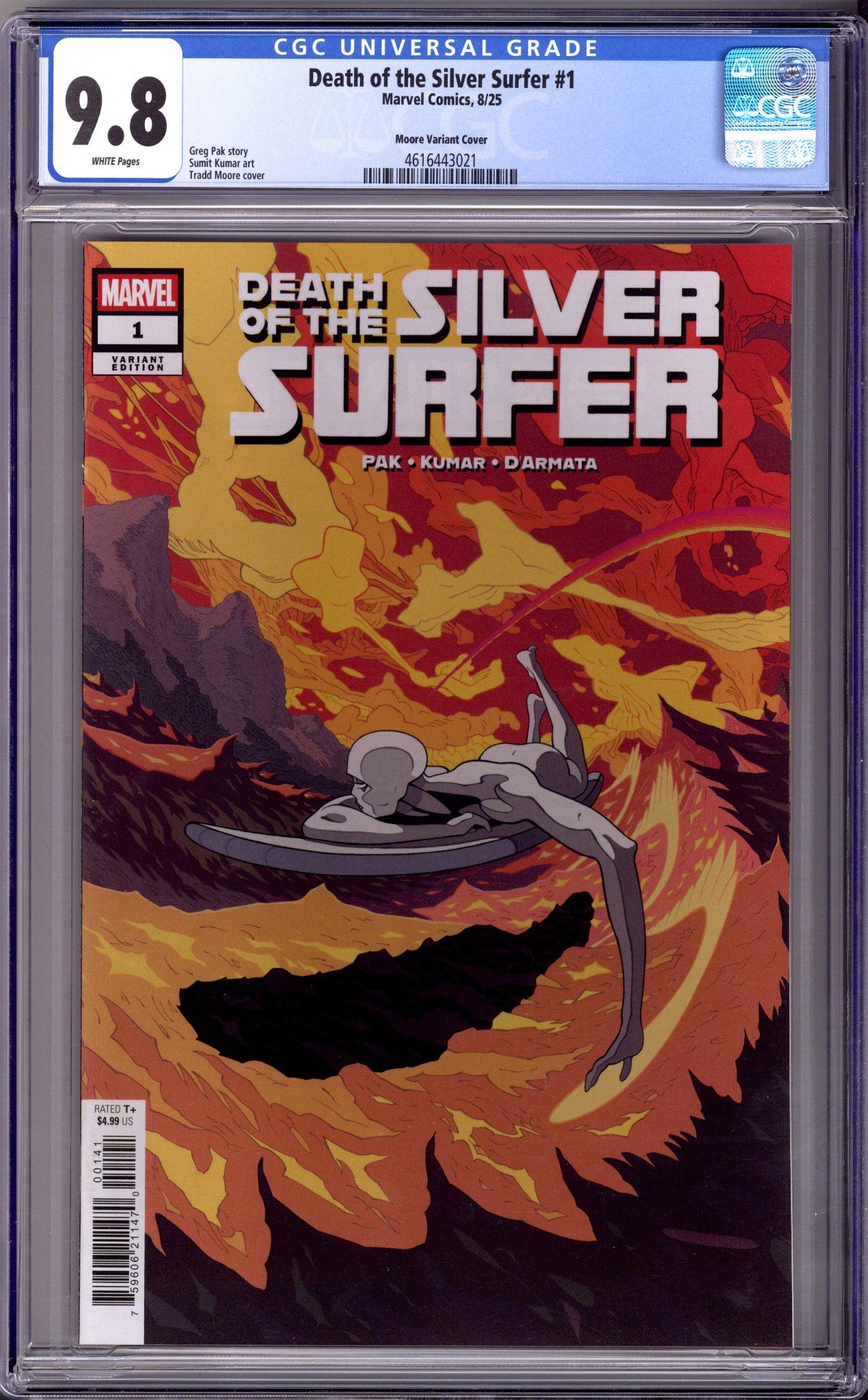 Death of the Silver Surfer 1 CGC 9.8 (NM/M) (2025) Moore Variant 