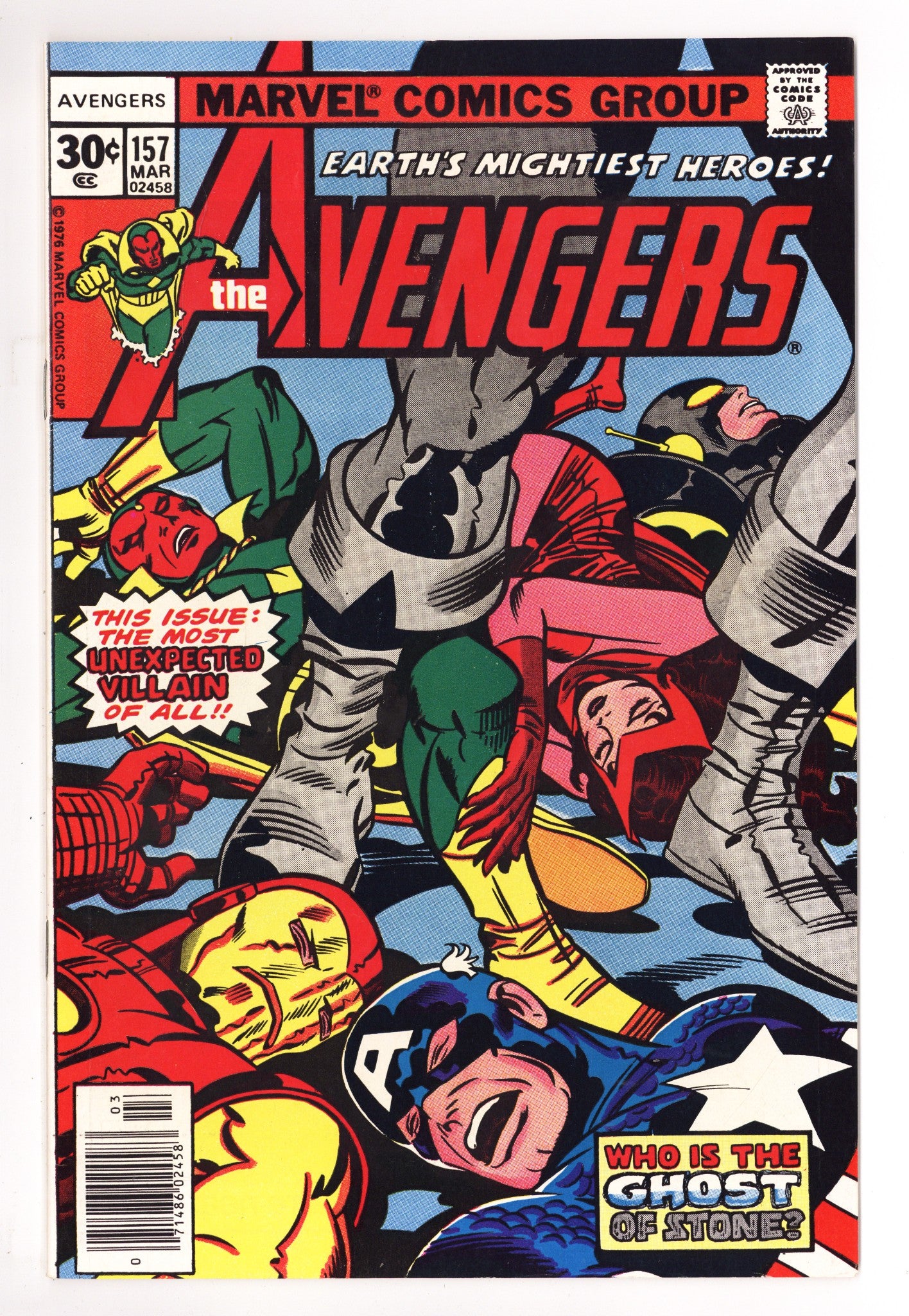 The Avengers Vol 1 157 VF- (7.5) (1977) 
