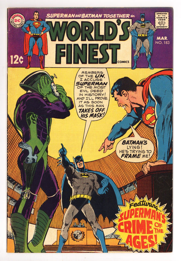 World's Finest Comics 183 VG/FN (5.0) (1969)