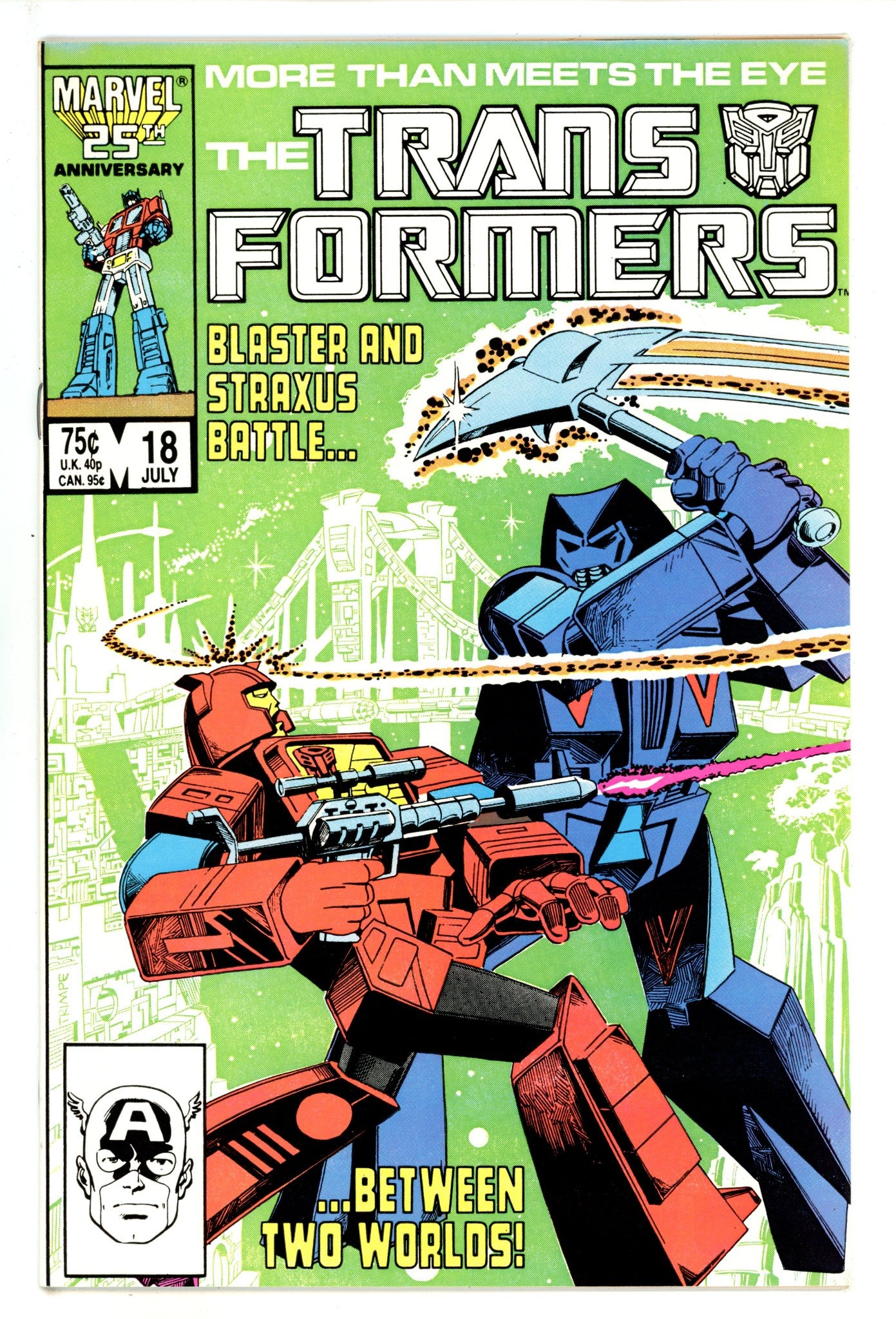 The Transformers 18 Mid Grade (1986) 