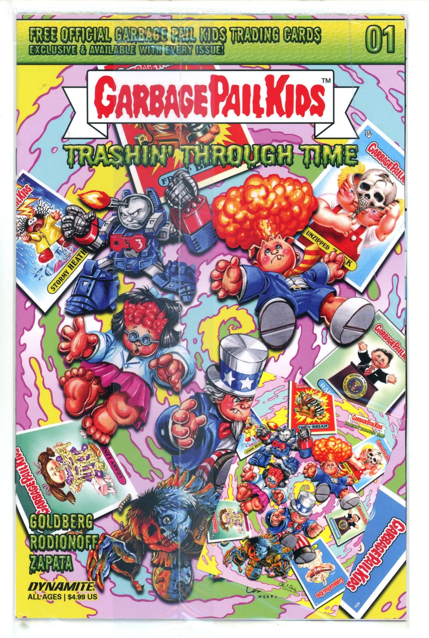 Garbage Pail Kids Through Time 1 Meeks Variant (2023)