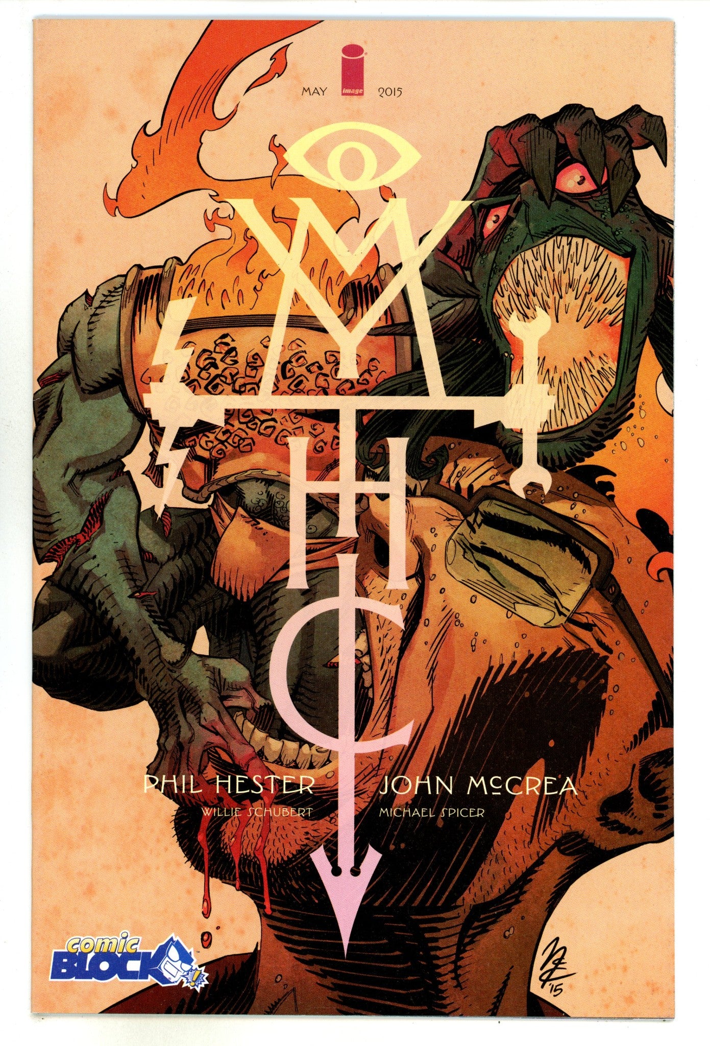 Mythic  1  High Grade  (2015) McCrea  Exclusive Variant  