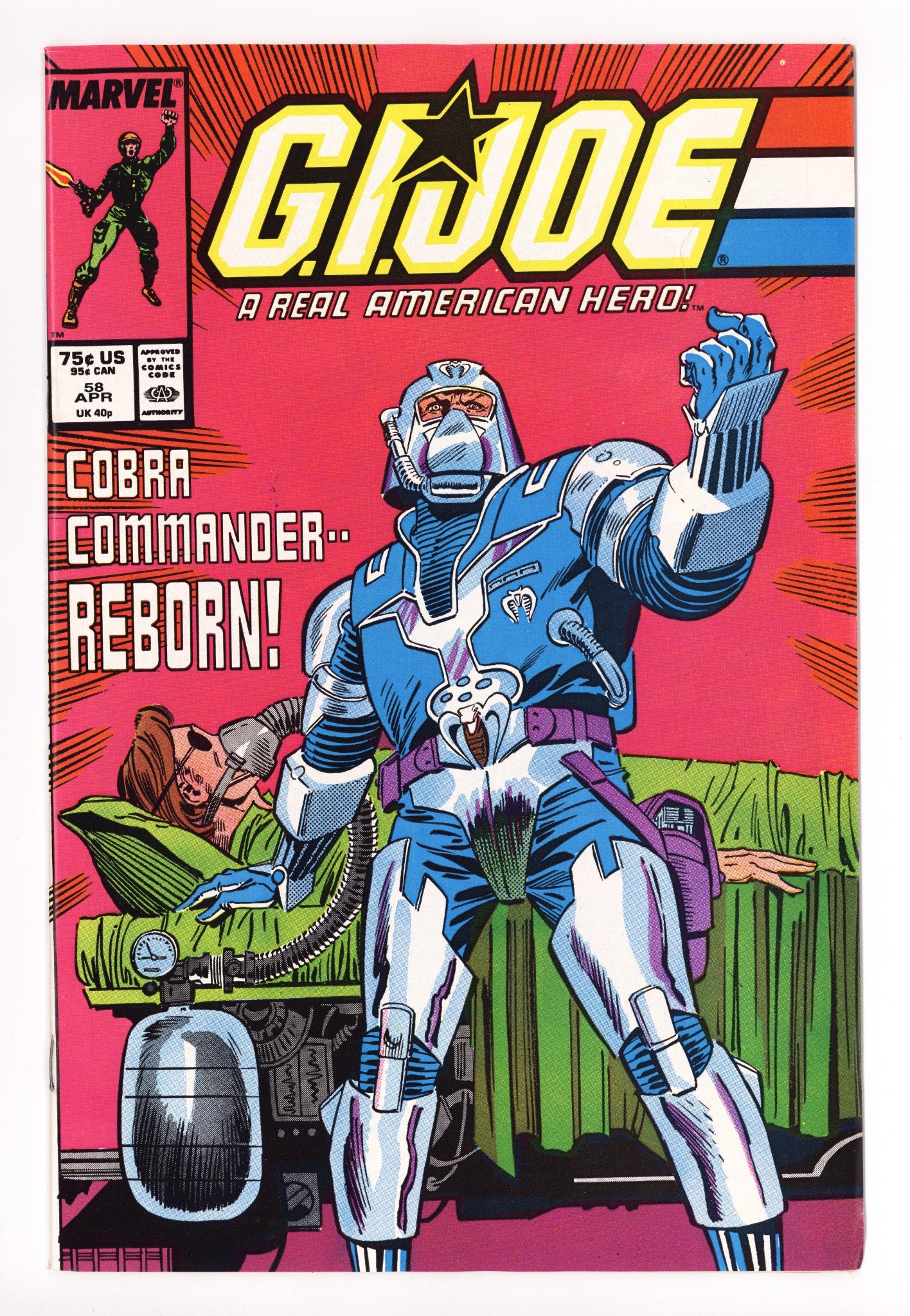 G.I. Joe, A Real American Hero 58 High Grade (1987) 