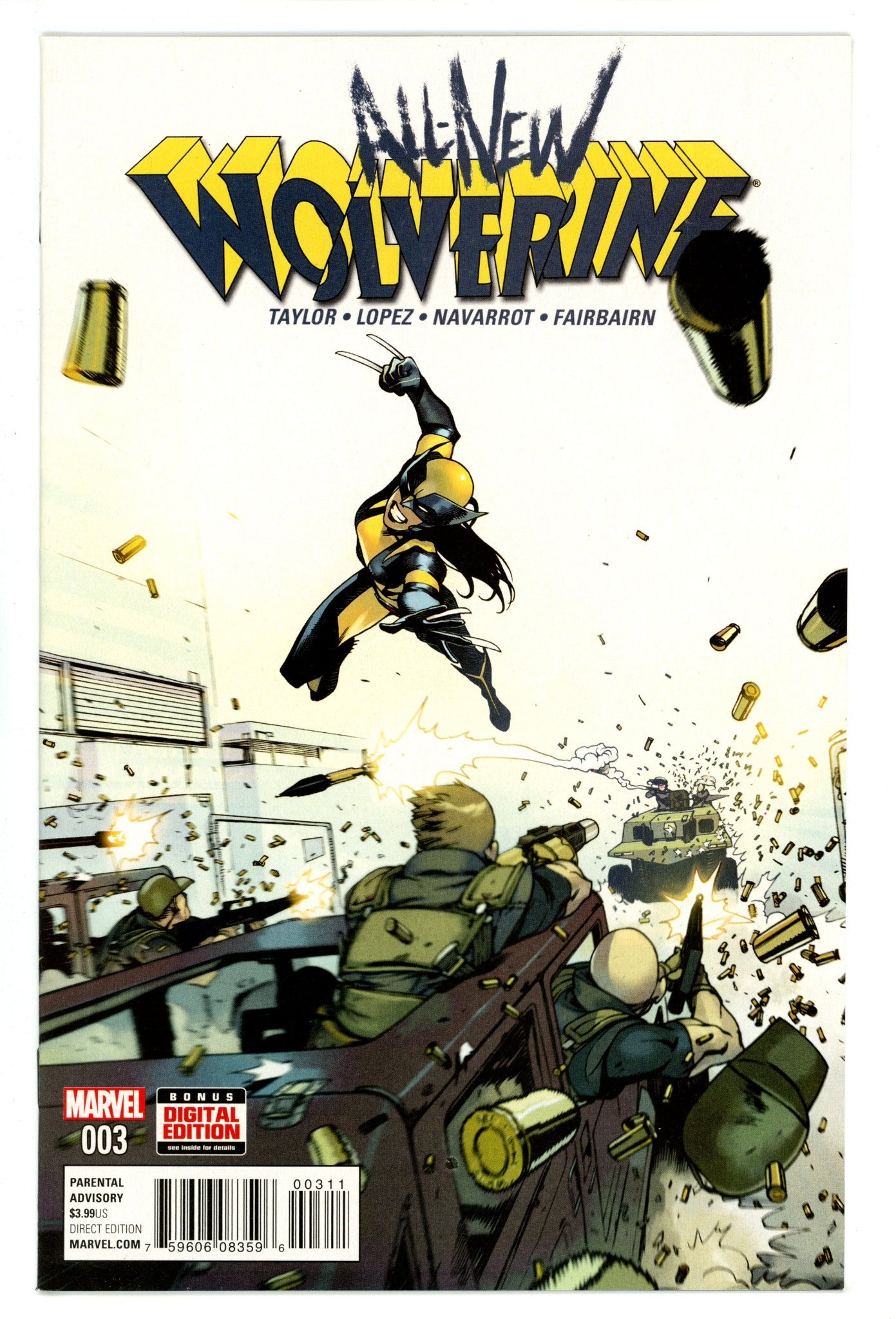 All-New Wolverine 3 High Grade (2016) 