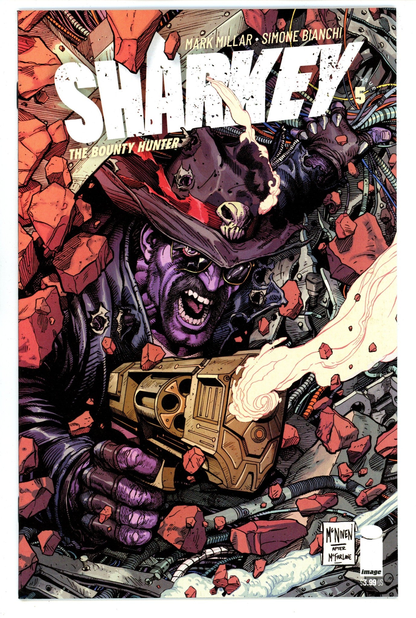 Sharkey the Bounty Hunter 5 High Grade (2019) McNiven Variant 