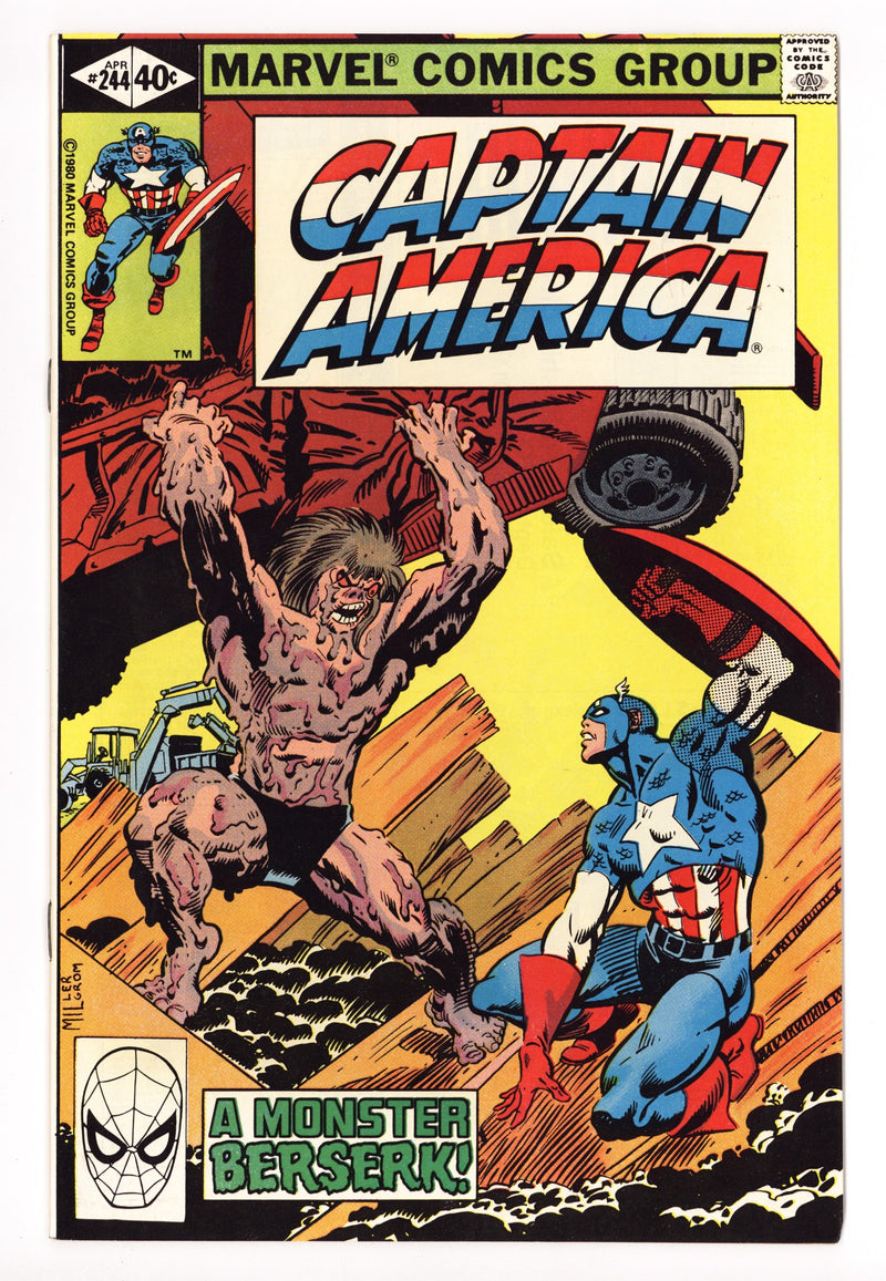 Captain America Vol 1 244 High Grade (1980) 