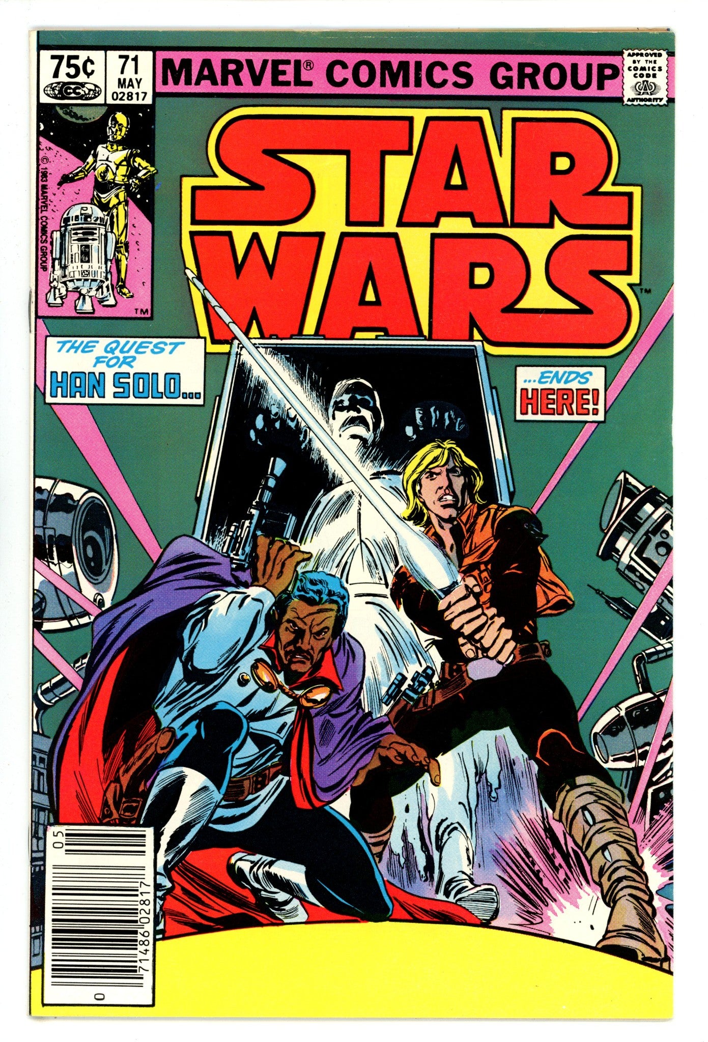Star Wars Vol 1 71 FN+ (6.5) (1983) Canadian Price Variant 