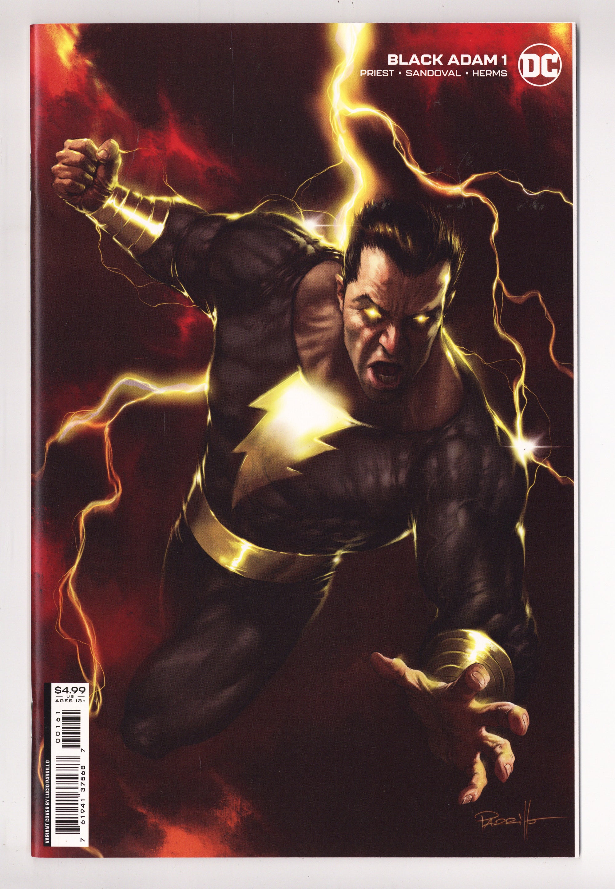 Black Adam Vol 1 1 High Grade (2022) Parrillo Variant 
