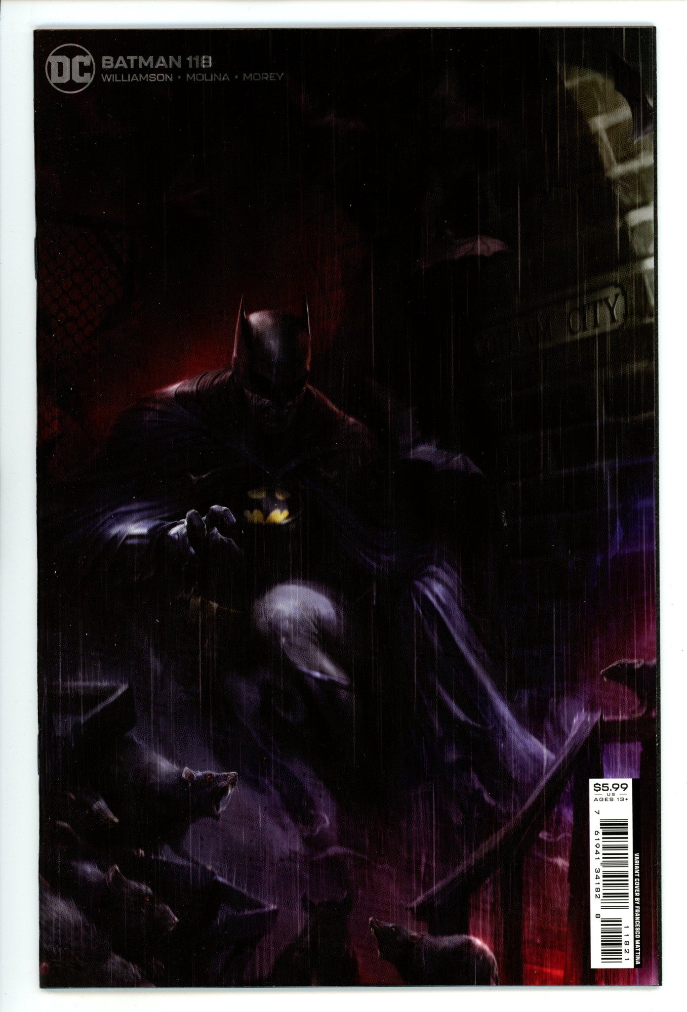 Batman Vol 3 118 High Grade (2022) Mattina Variant 