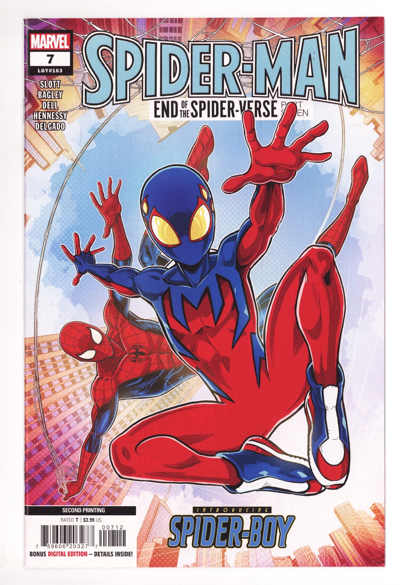 Spider-Man Vol 4 7 (163) High Grade (2023) 2nd Print 