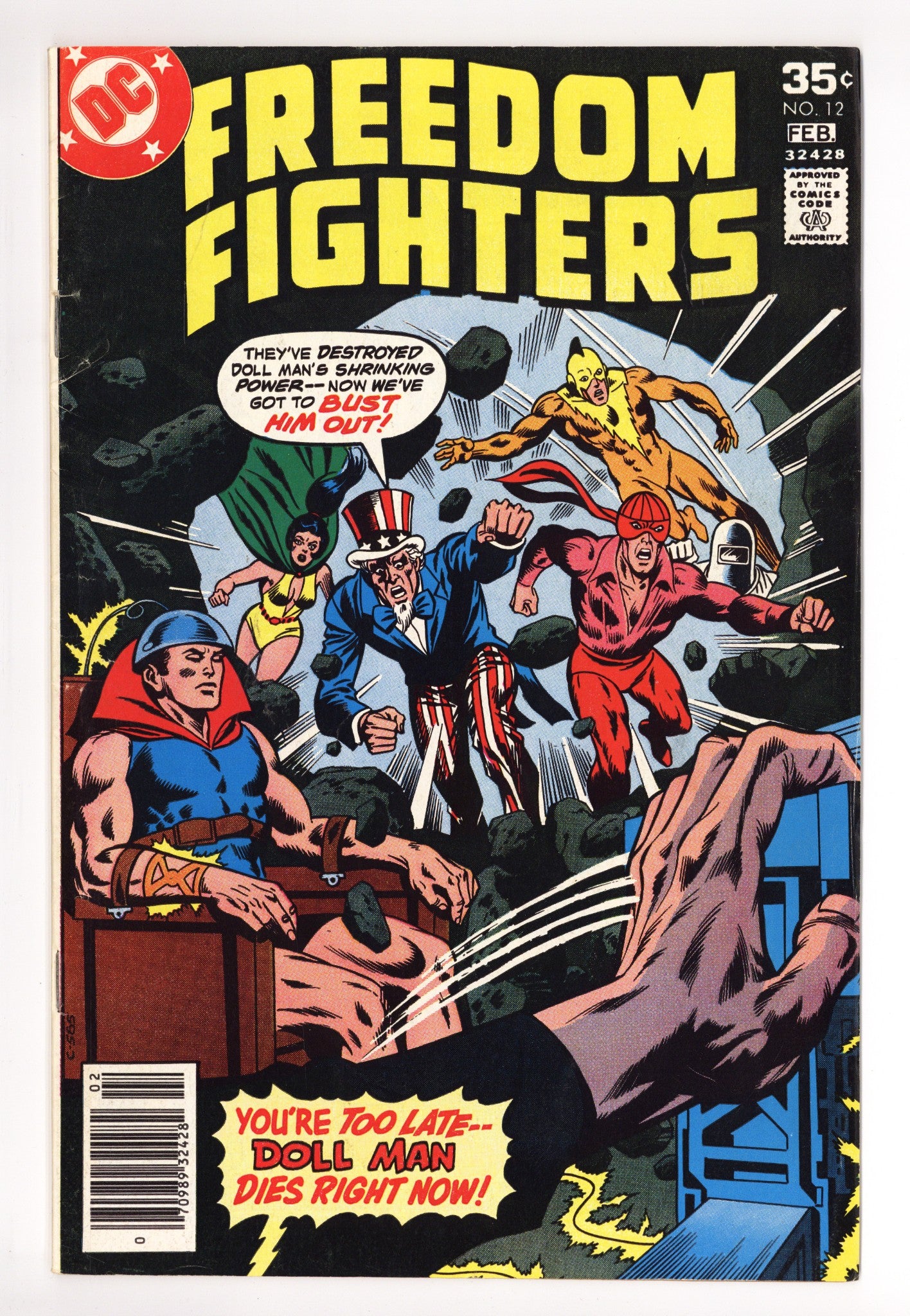 Freedom Fighters Vol 1 12 Mid Grade (1978) 