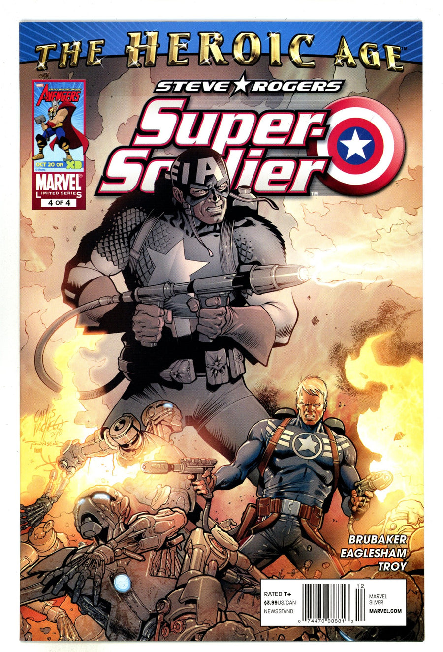 Steve Rogers: Super-Soldier 4 FN (6.0) (2010) Newsstand 