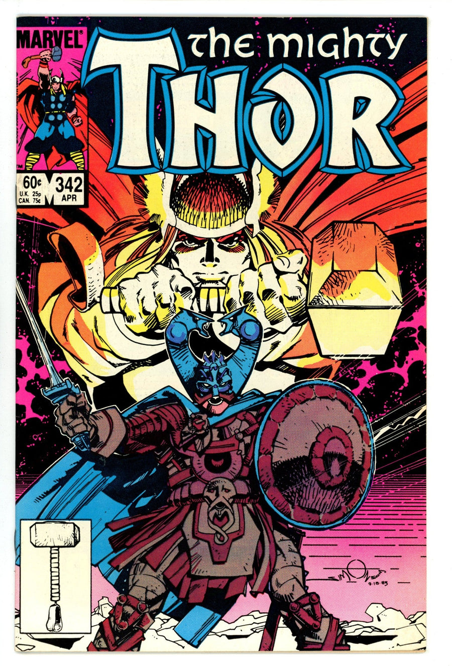 Thor Vol 1 342  Mid Grade   (1984)