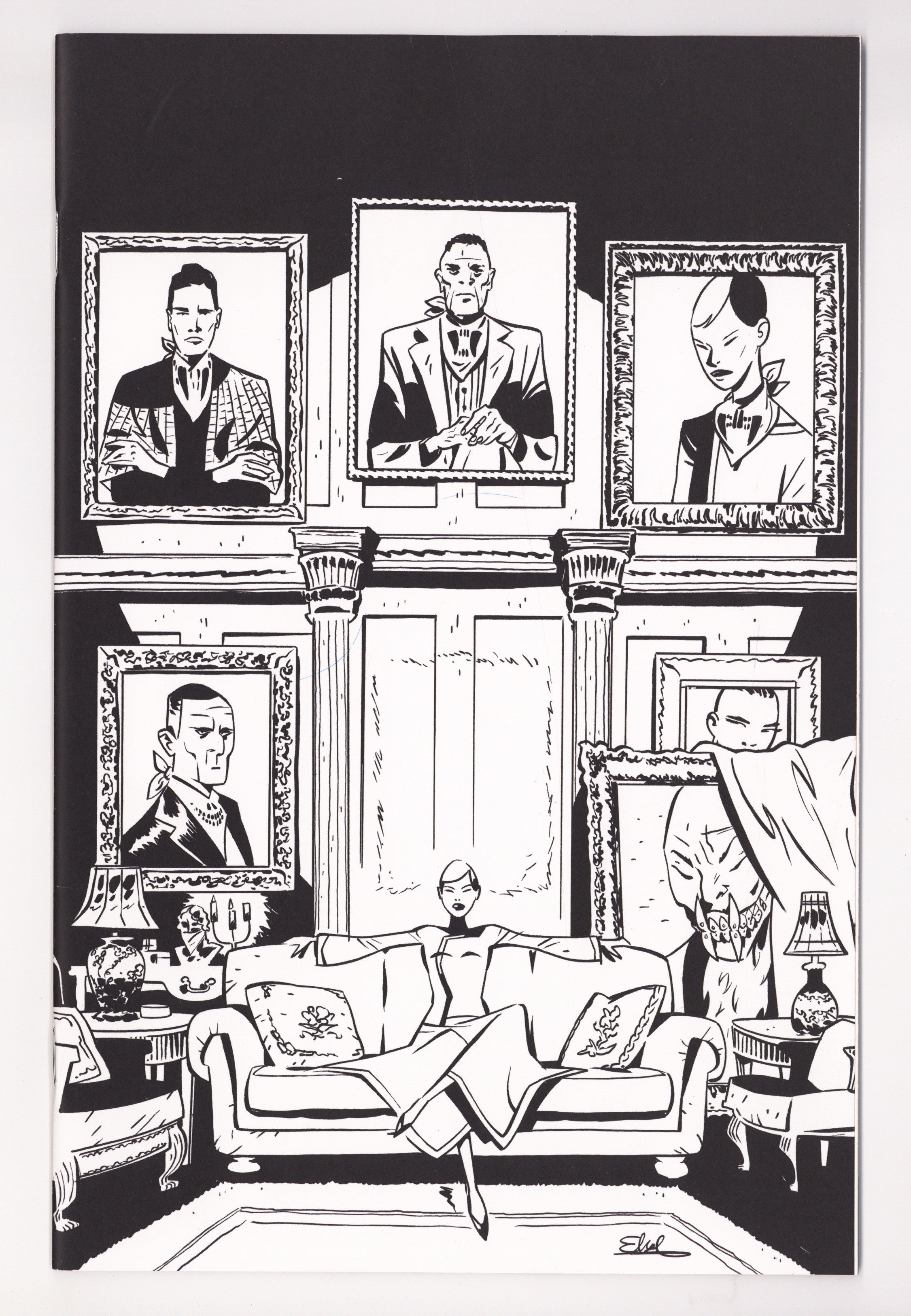 Fall of the House of Slaughter   1  NM (9.4)   (2026) Charretier B&W Virgin Incentive Variant  