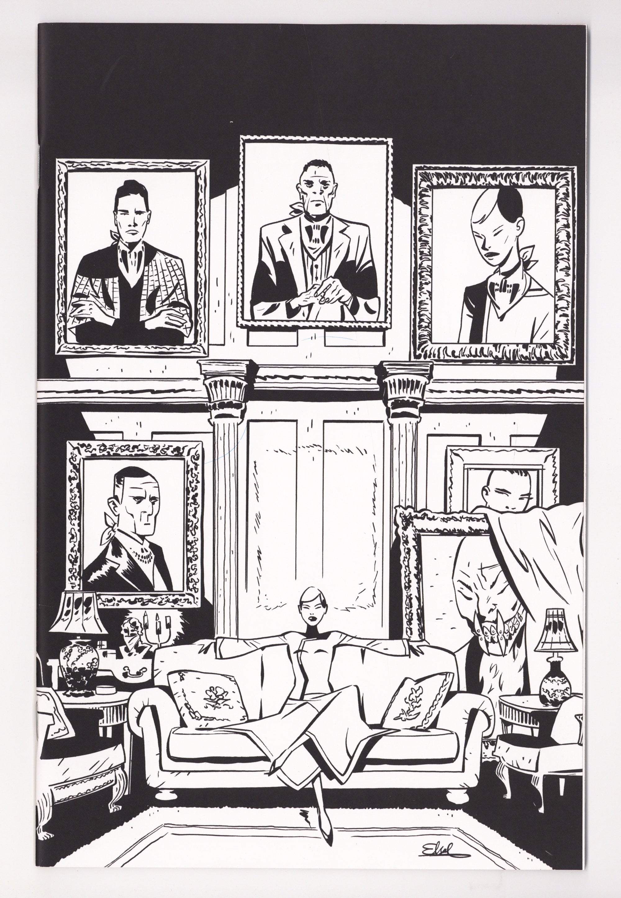 Fall of the House of Slaughter   1  NM (9.4)   (2026) Charretier B&W Virgin Incentive Variant  