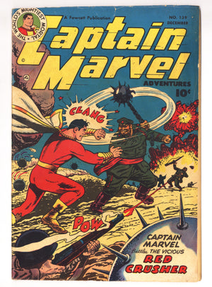 Captain Marvel Adventures 139 VG+ (4.5) (1952)