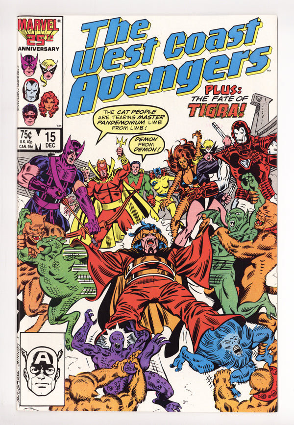 West Coast Avengers Vol 2 15 High Grade (1986)