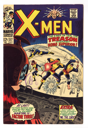 The X-Men Vol 1 37  FN/VF (7.0)   (1967)