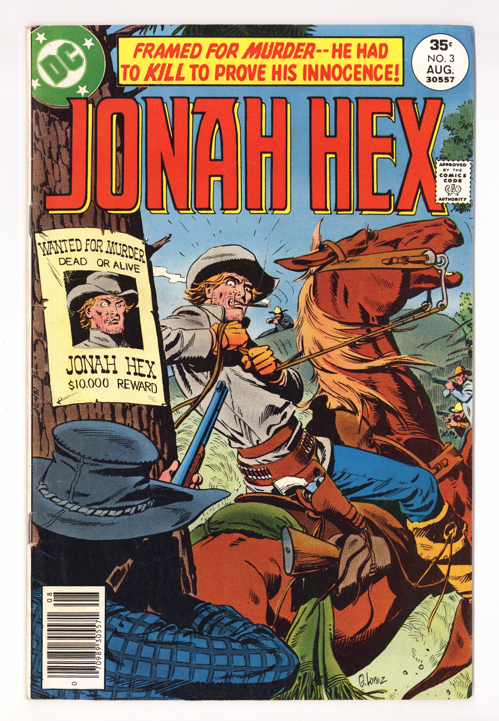 Jonah Hex Vol 1 3 Low Grade (1977) 