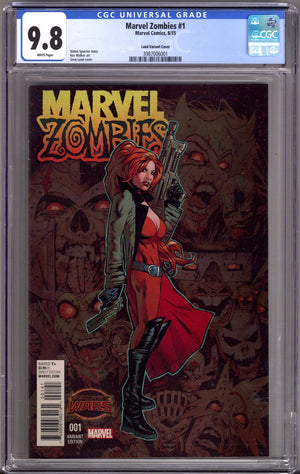 Marvel Zombies 1 CGC 9.8 (NM/M) (2015) Land Incentive Variant