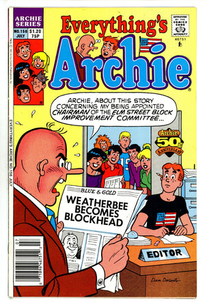 Everything's Archie 156 Canadian Variant FN- (1990)