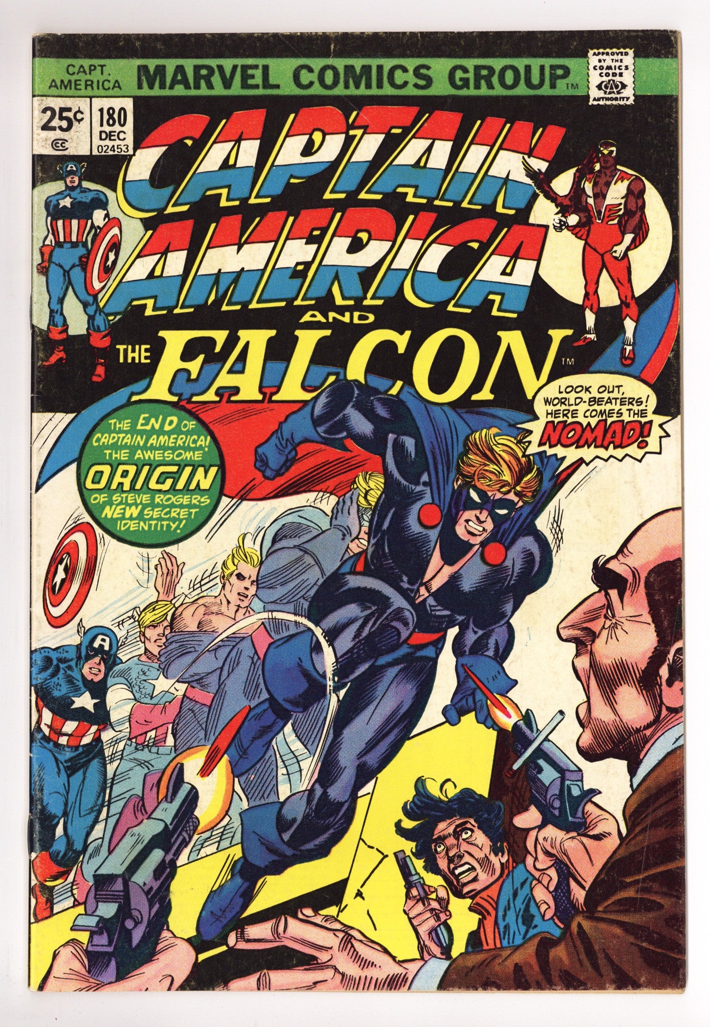 Captain America Vol 1 180 VG+ (4.5) (1974) 