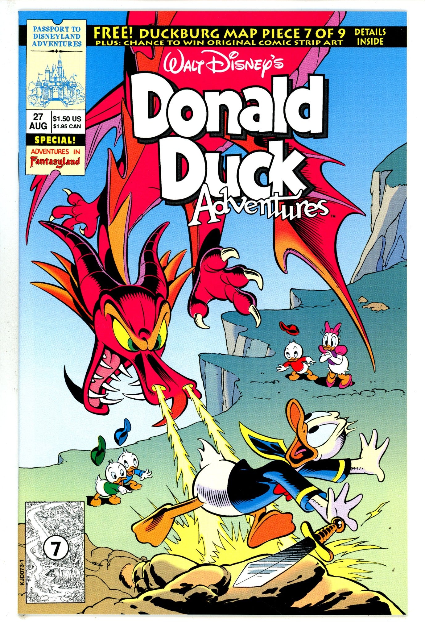 Walt Disney's Donald Duck Adventures Vol 2 27 NM- (1992)