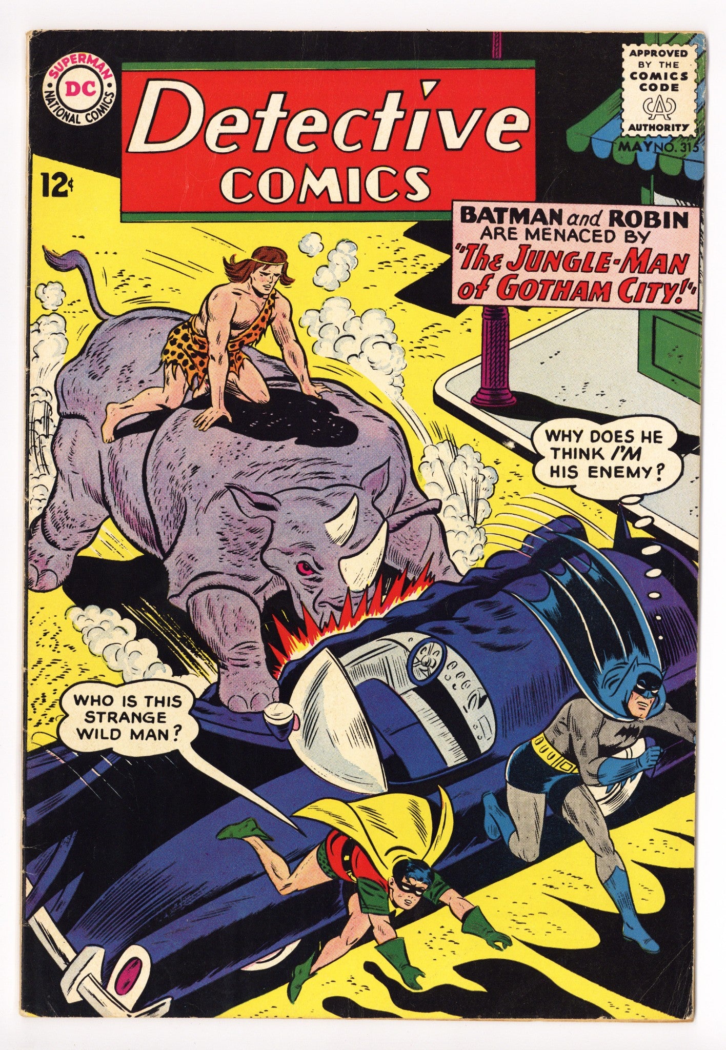 Detective Comics Vol 1 315 FN- (5.5) (1963) 