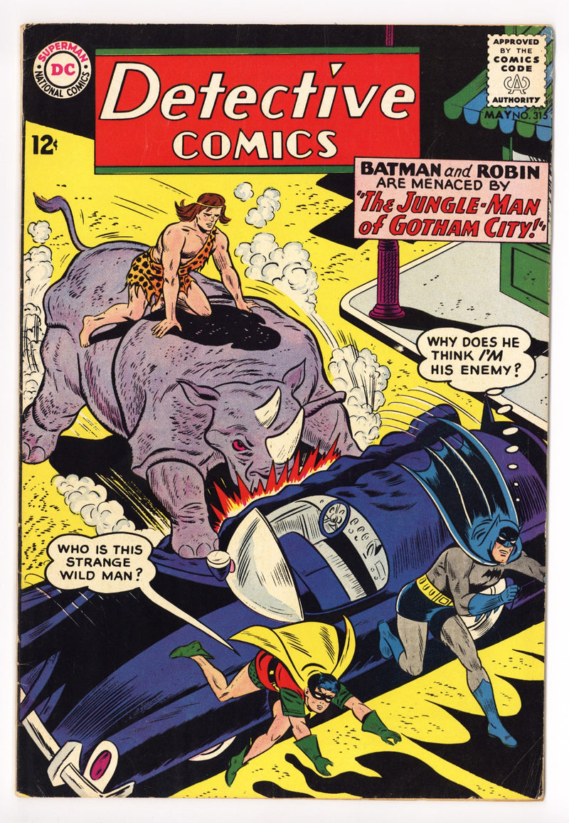 Detective Comics Vol 1 315 FN- (5.5) (1963) 