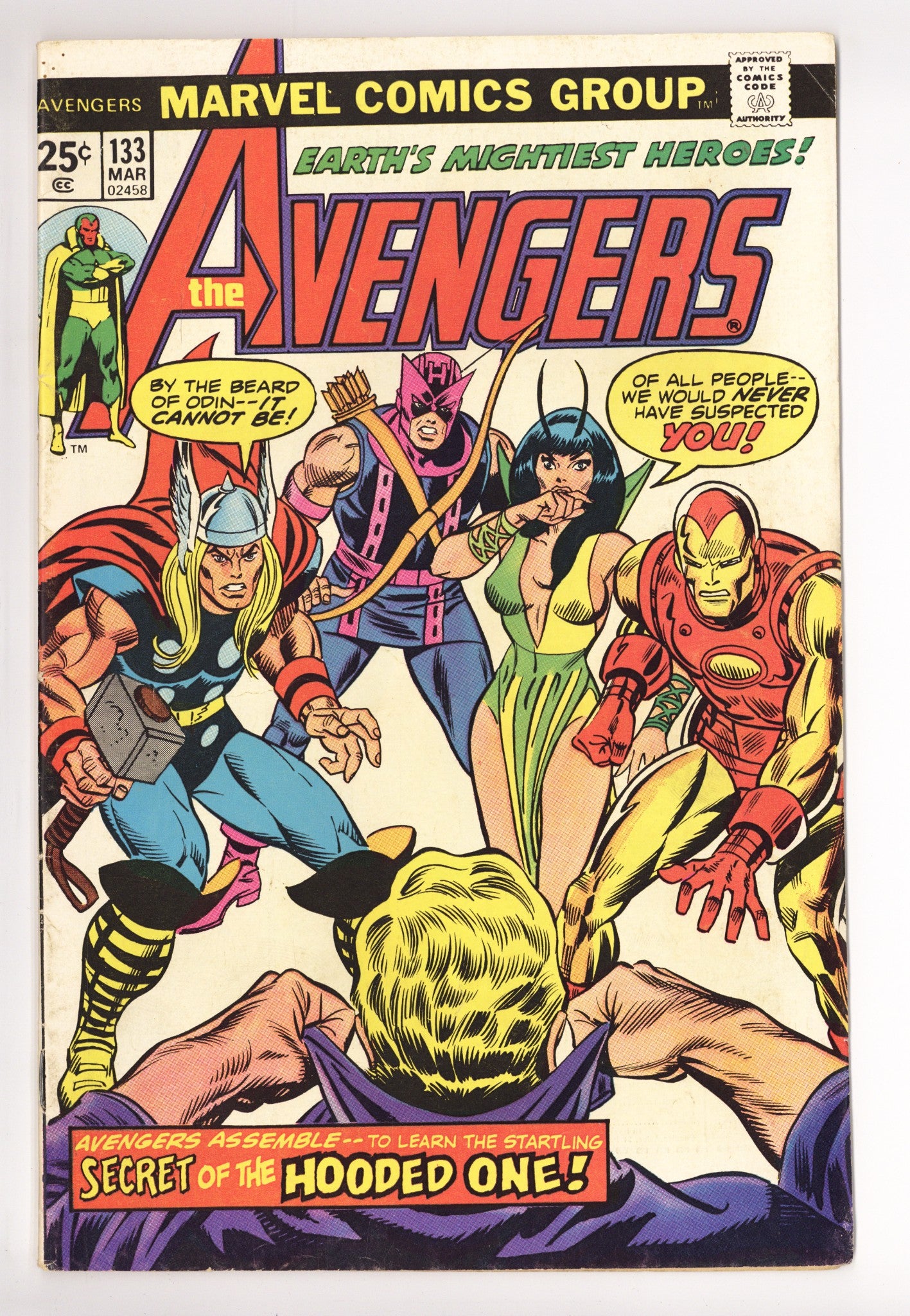 The Avengers Vol 1 133 Low Grade (1975) 