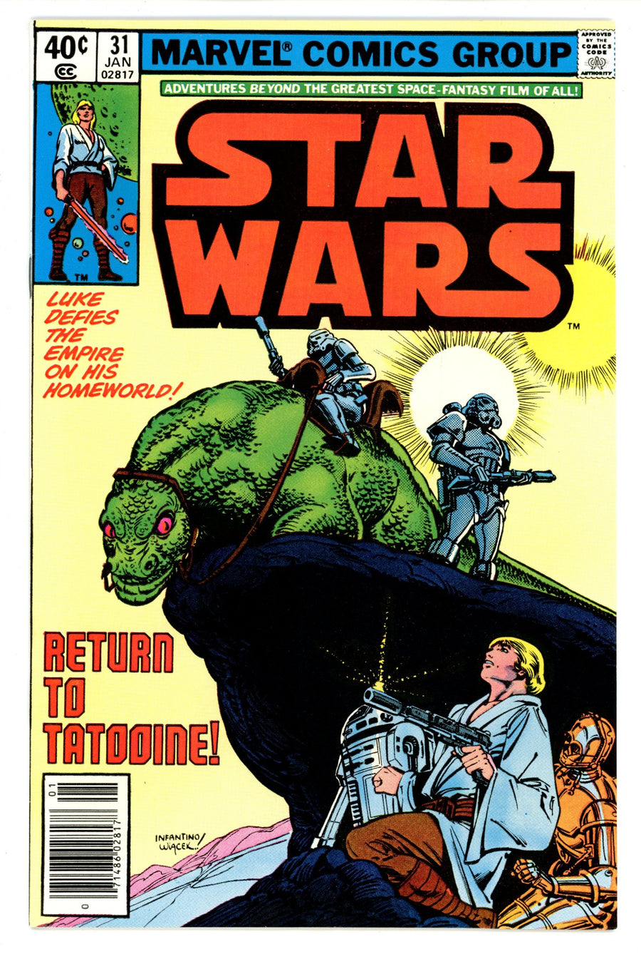 Star Wars Vol 1 31 VF+ (8.5) (1980) Newsstand 