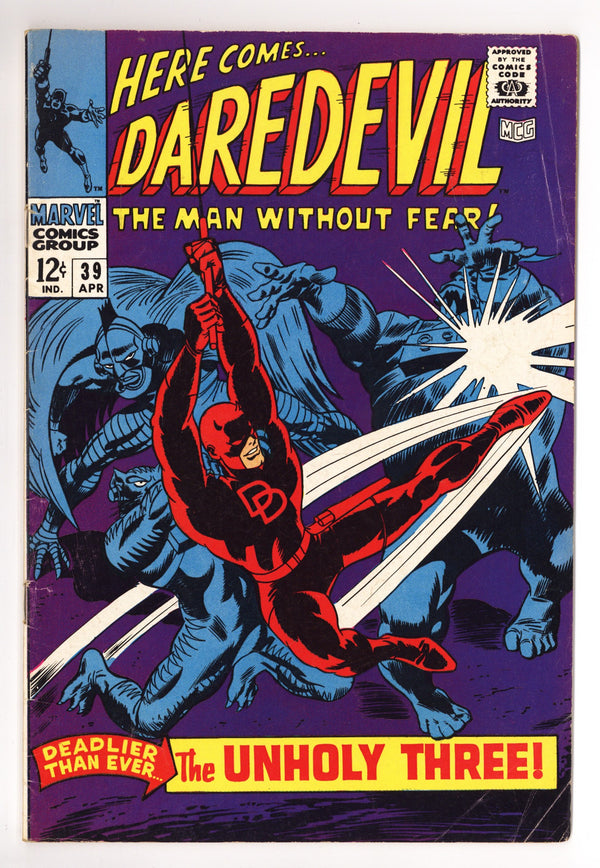 Daredevil Vol 1 39 VG (4.0) (1968)