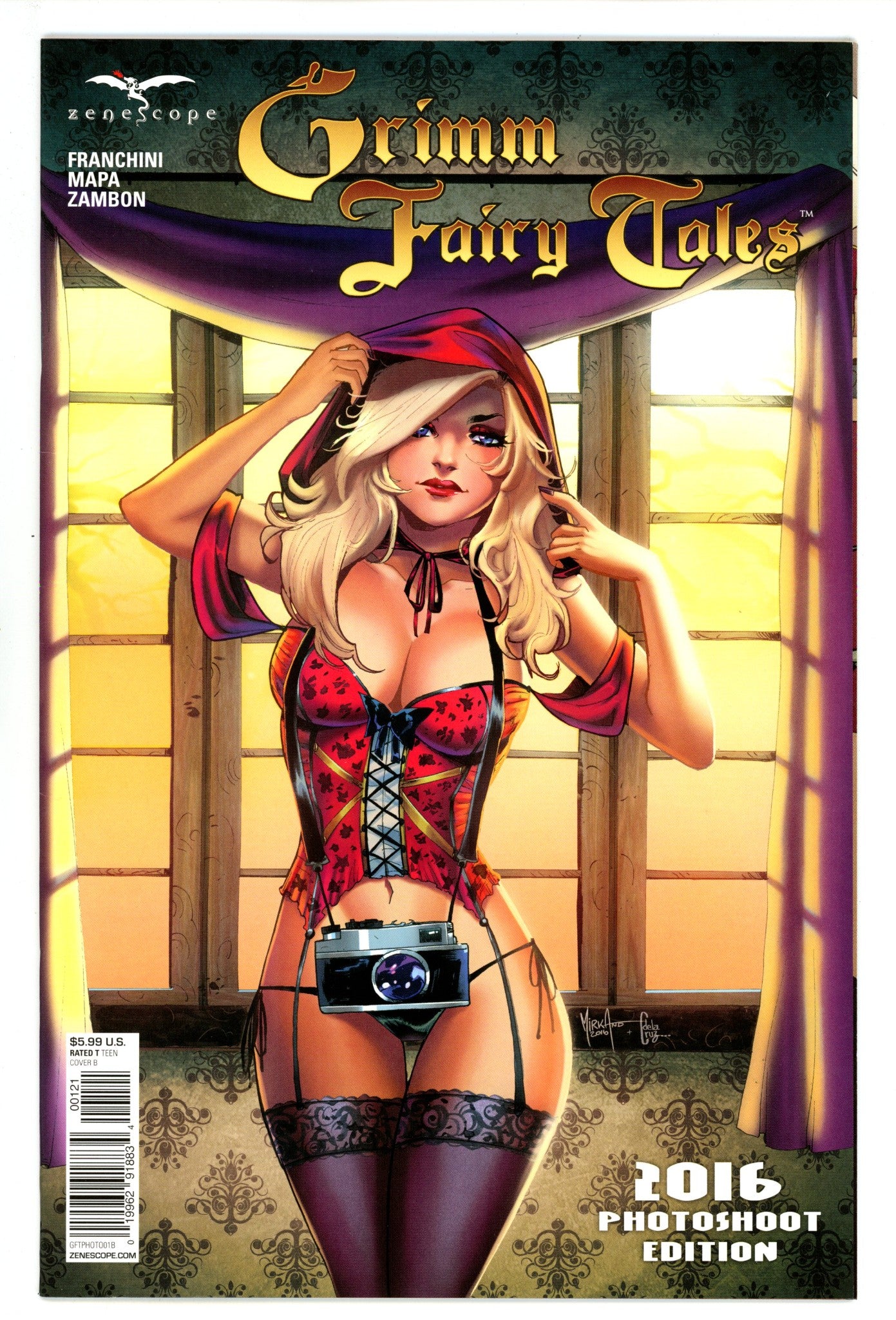 Grimm Fairy Tales 2016 Photoshoot Edition [nn] VF/NM (9.0) (2016) Andolfo Variant 