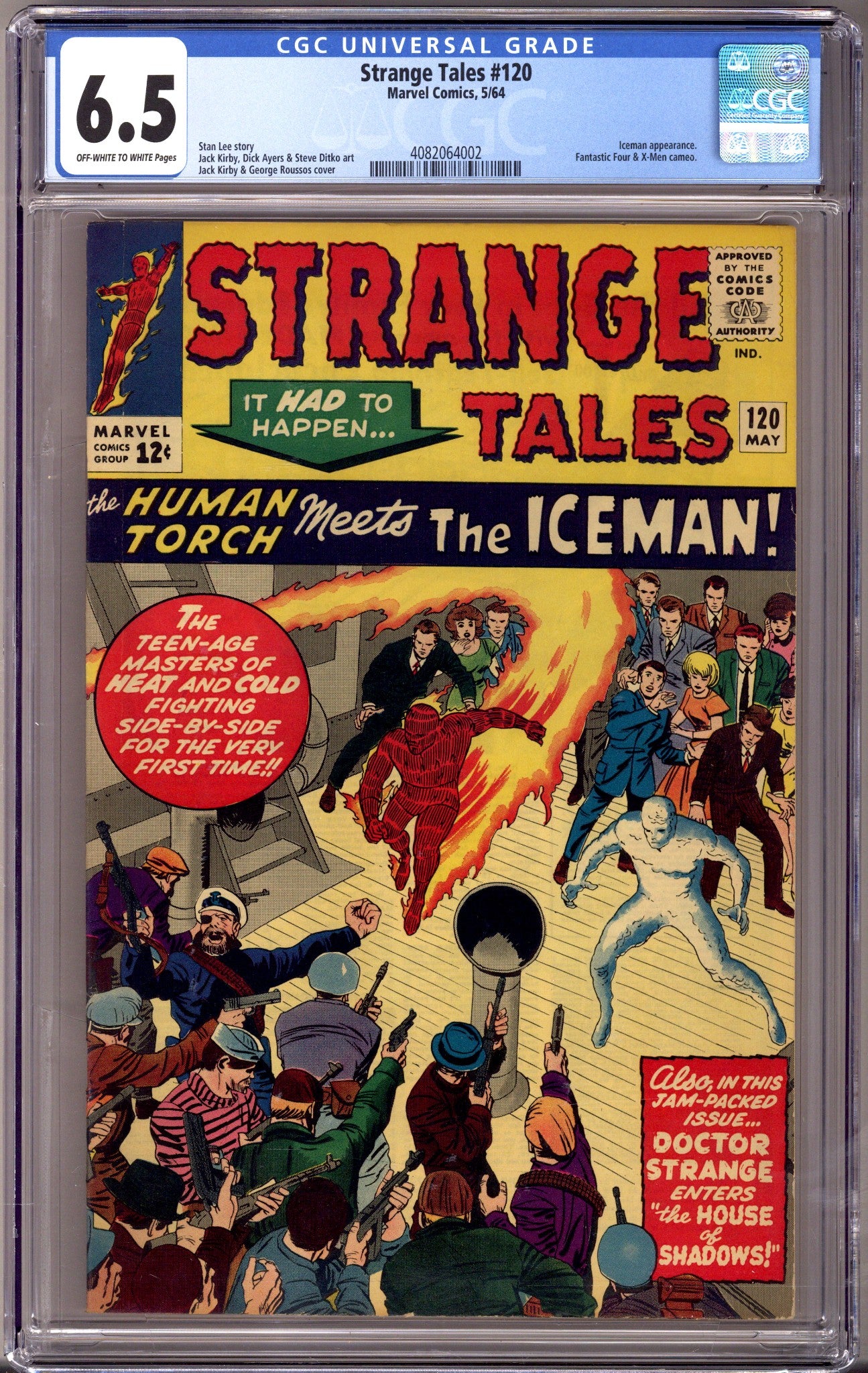Strange Tales Vol 1 120 CGC 6.5 (FN+) (1964) 