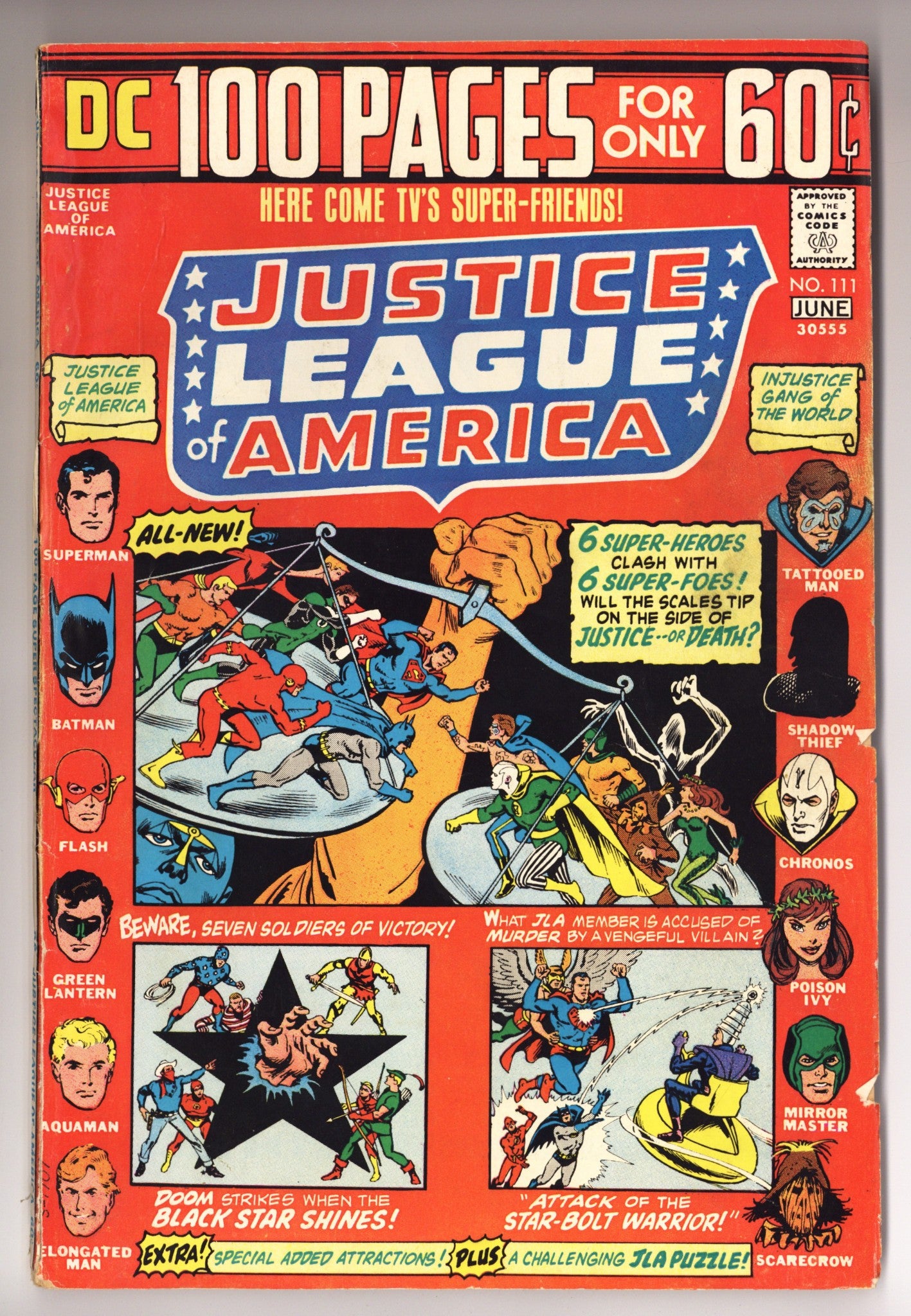 Justice League of America Vol 1 111 VG- (3.5) (1974) 