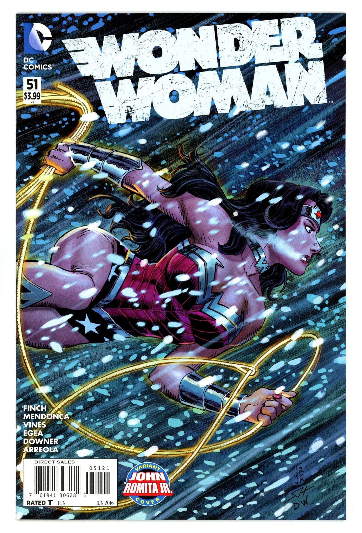 Wonder Woman Vol 4 51 High Grade (2016) Jr. Variant 