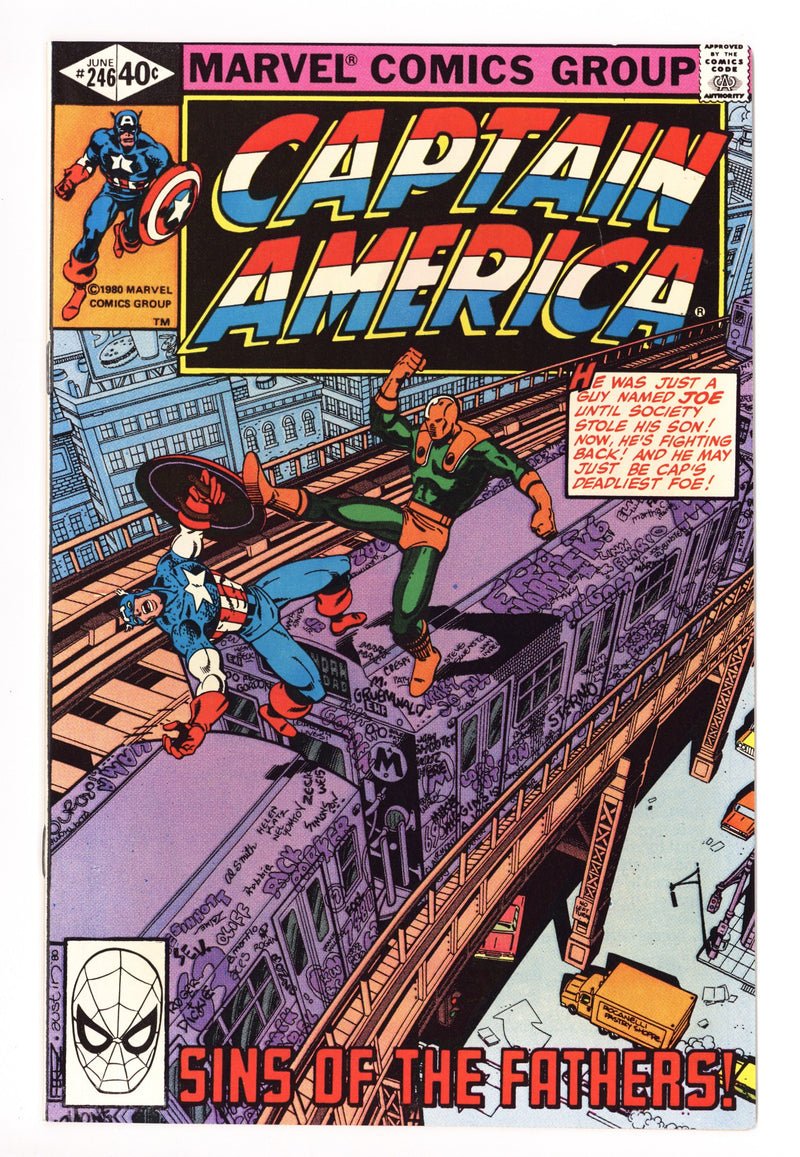 Captain America Vol 1 246 Mid Grade (1980) 