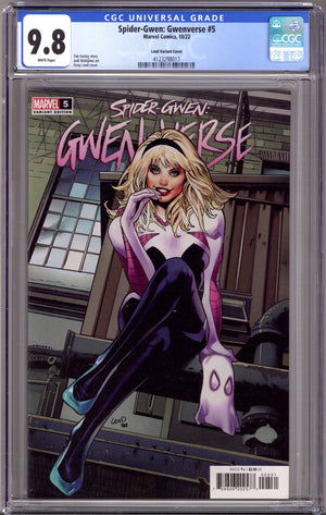 Spider-Gwen: Gwenverse 5 CGC 9.8 (NM/M) (2022) Land Variant