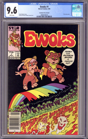 The Ewoks 1 CGC 9.6 (NM+) (1985) Canadian Price Variant