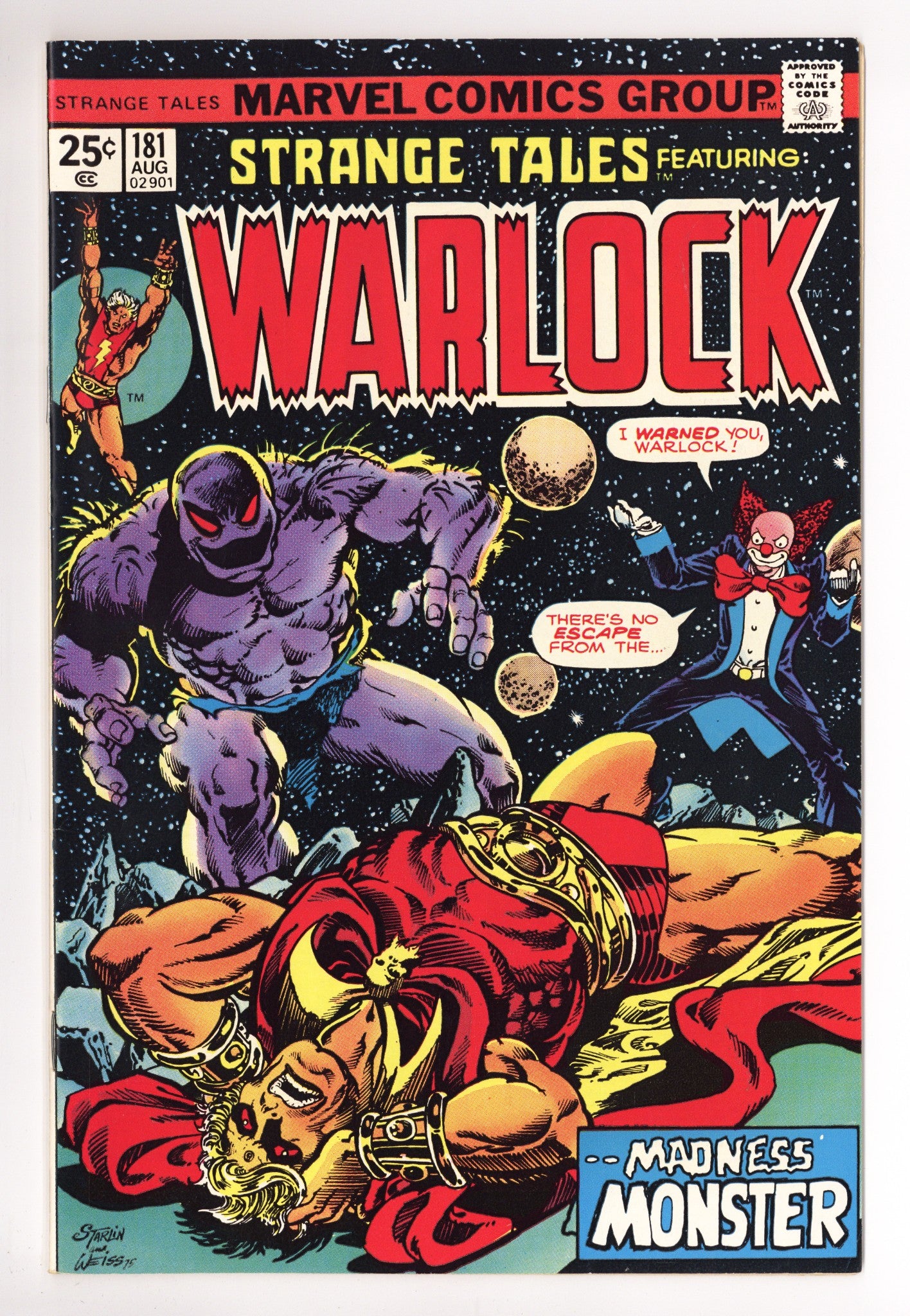 Strange Tales Vol 1 181 VF (8.0) (1975) 