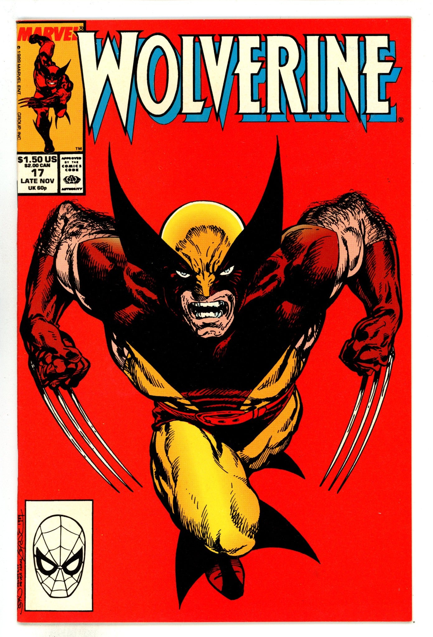 Wolverine Vol 2 17 VF/NM (9.0) (1989) 