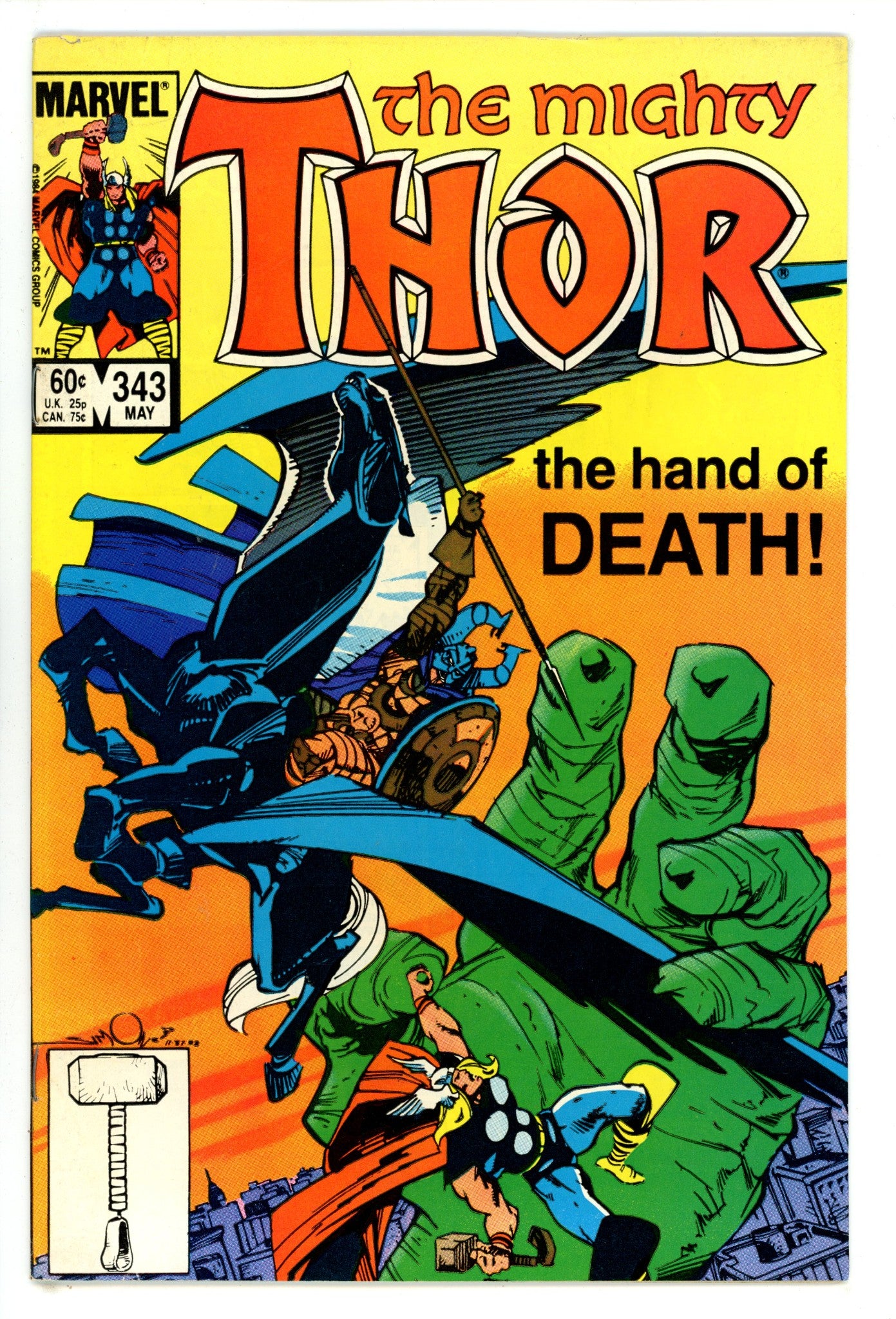 Thor Vol 1 343 Mid Grade (1984) 