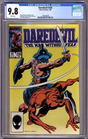 Daredevil Vol 1 226 CGC 9.8 (NM/M) (1986)