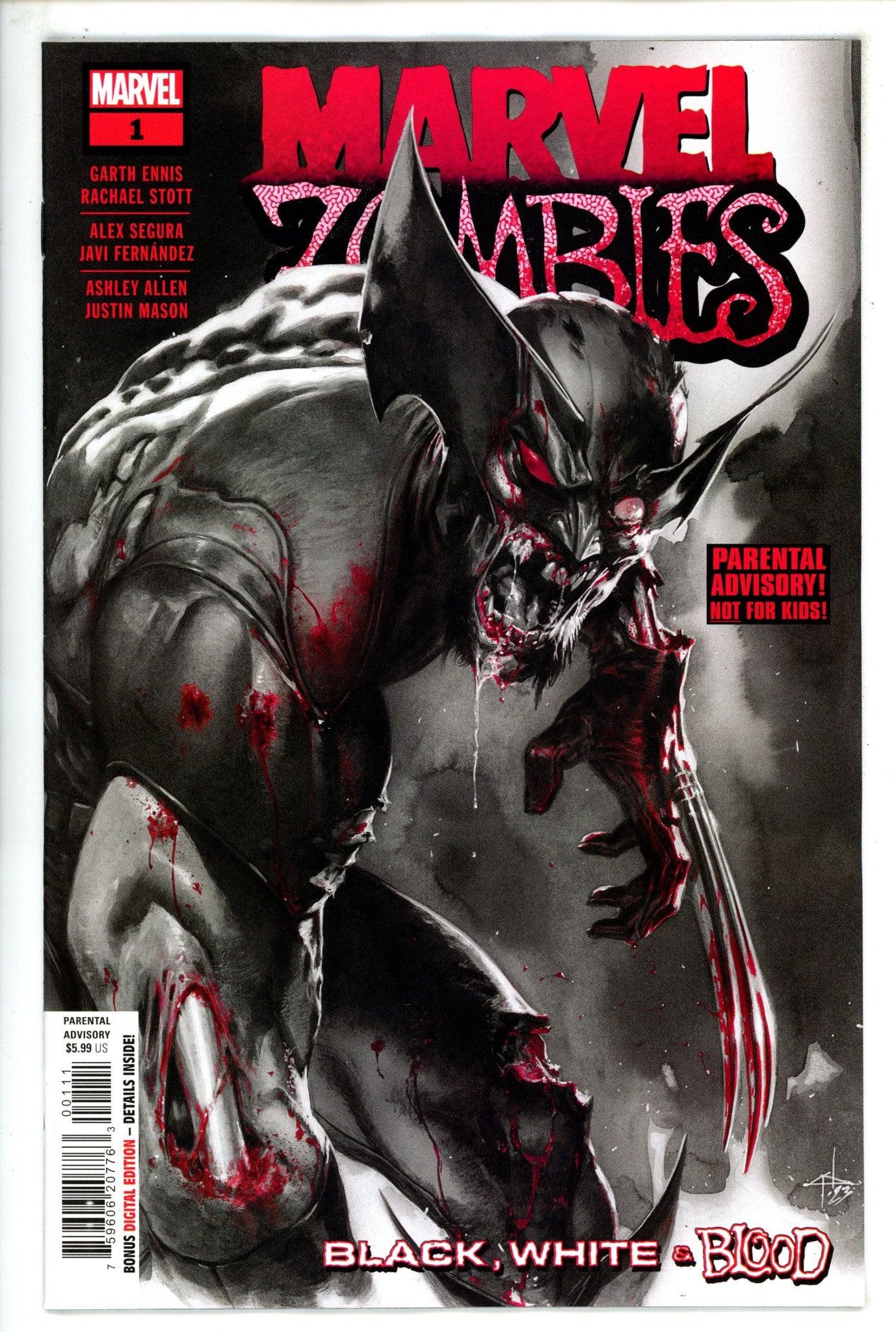 Marvel Zombies: Black, White & Blood (2023) #1 (Variant), Comic Issues